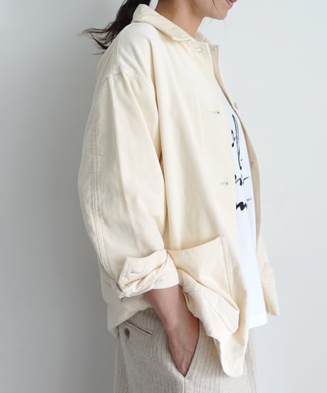 i c h i  260427 Vintage Corduroy Shirt Jacket / 3 COLORS
