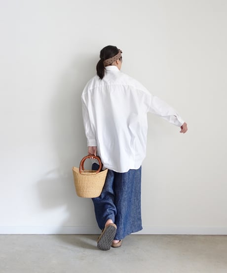 i c h i 241125・241126 Cotton Skipper Pullover / 2 COLORS