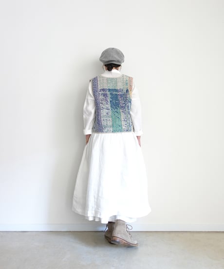 【ONLINE LIMITED】ichiAntiquités 1001136 Vintage Ralli Quilt Vest / 2 COLORS
