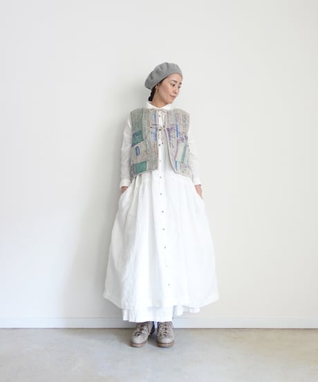 【ONLINE LIMITED】ichiAntiquités 1001136 Vintage Ralli Quilt Vest / 2 COLORS
