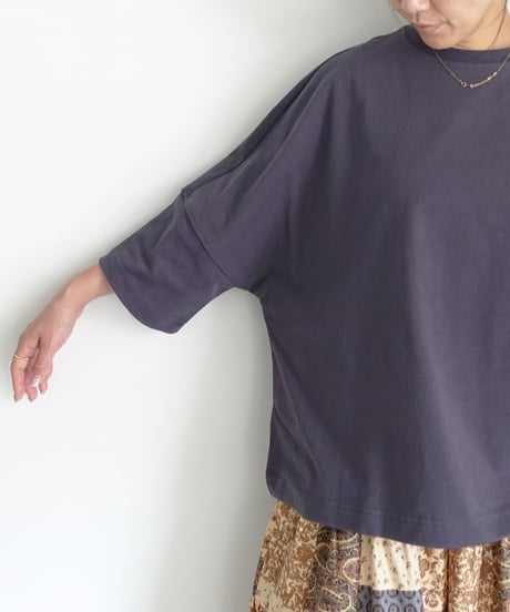 i c h i  231057  Heavy Cotton Wide Pullover / 2 COLORS