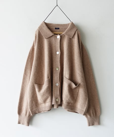 i c h i 260455  Collared Knit Cardigan / 4 COLORS