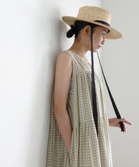 ichi Antiquités 1101134 KHADI Cotton Brise Dress / 2 COLORS