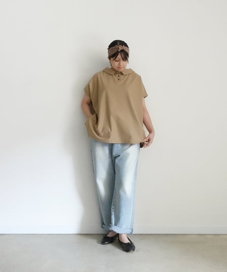 i c h i  260150 2WAY Polo Collar Pullover / 3 COLORS
