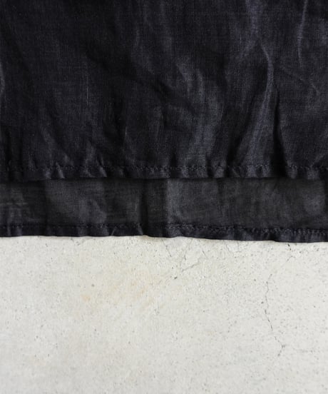 i c h i 260124 Linen Ramie Sheer Cross Shirt / 2 COLORS