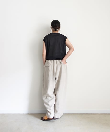 ichi Antiquités 1101154 WASHI Sleeveless Pullover / 3 COLORS