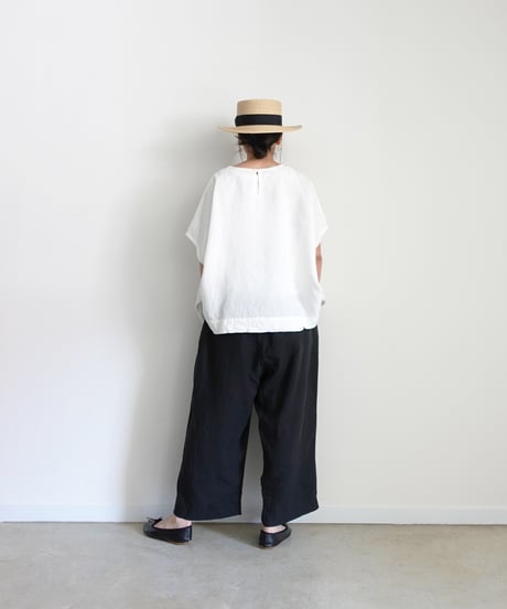 ichiAntiquités 1101122 Linen Relax Pants / 2 COLORS