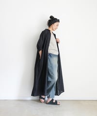 i c h i  241230 Denim Sarrouel Pants / A : LIGHT・2 SIZE