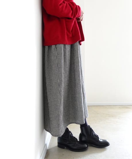 i c h i 260413 Cotton Linen Gingham Dress / A : GINGHAM