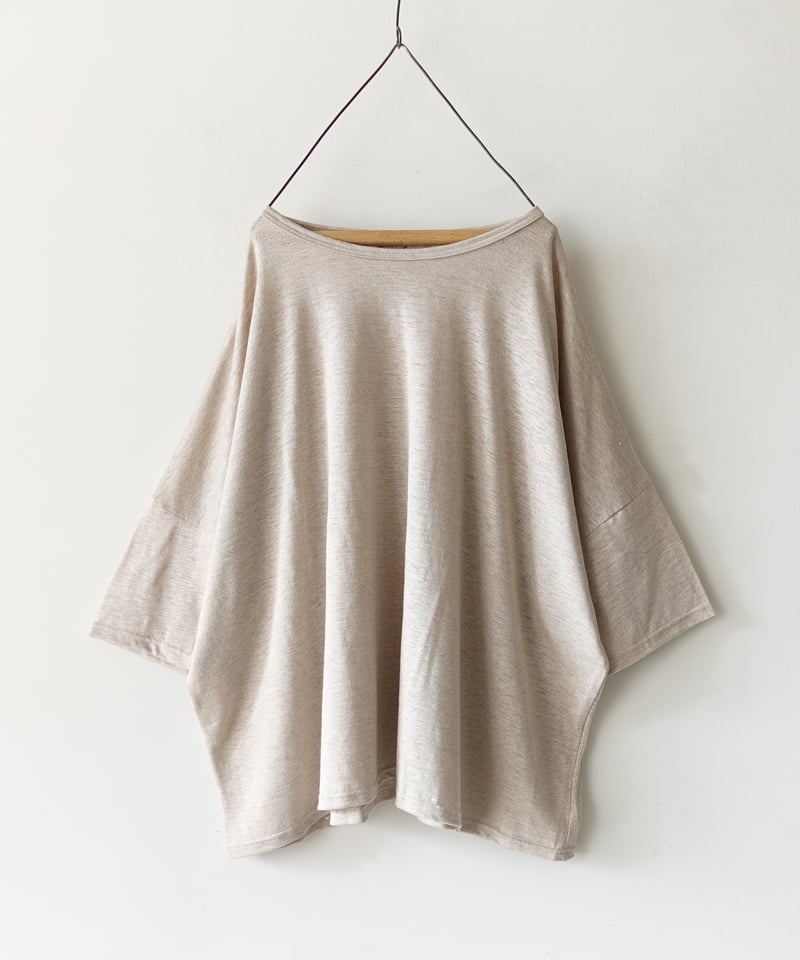 ichiAntiquités 1100956 Linen Loose T-shirt / 3