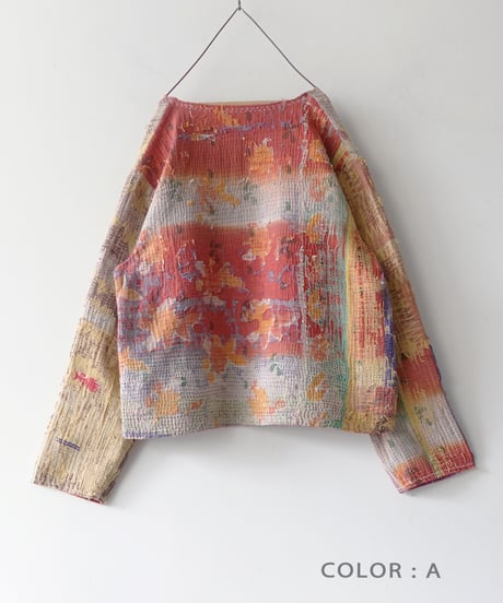 【ONLINE LIMITED】ichiAntiquités 1001137 Vintage Ralli Quilt Jacket / 2 COLORS