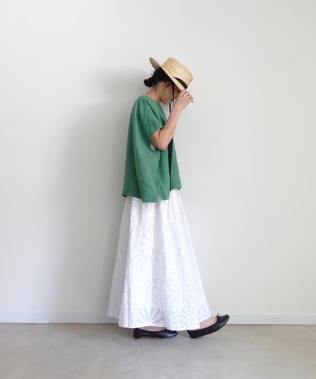ichiAntiquités 1101121 Linen French sleeve Pullover / 4 COLORS