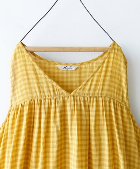 ichi Antiquités 1101134 KHADI Cotton Brise Dress / 2 COLORS