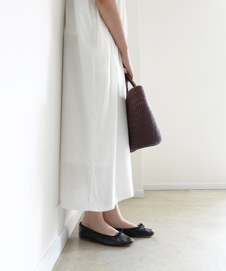 i c h i 260110 Rayon Linen Sleeveless Dress / 3 COLORS