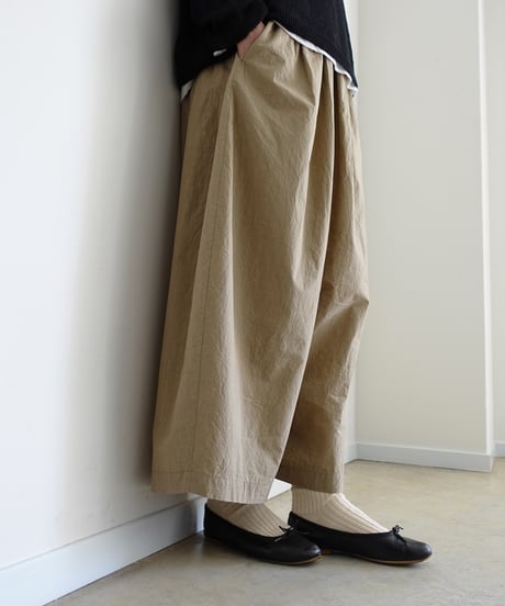 ichiAntiquités  1101120  Cotton Typewriter Relax Pants / 2 COLORS