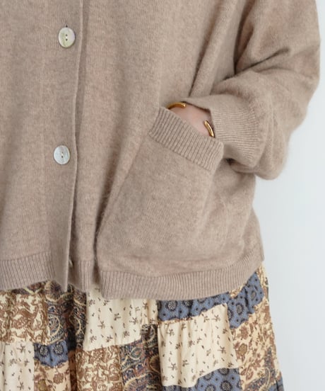 i c h i 260455  Collared Knit Cardigan / 4 COLORS