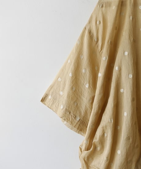 i c h i 251219 Sheer Dots Shirt / 2 COLORS