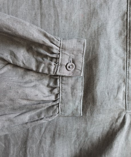 ichiAntiquités 1200311 Linen Smock Dress / 3 COLORS