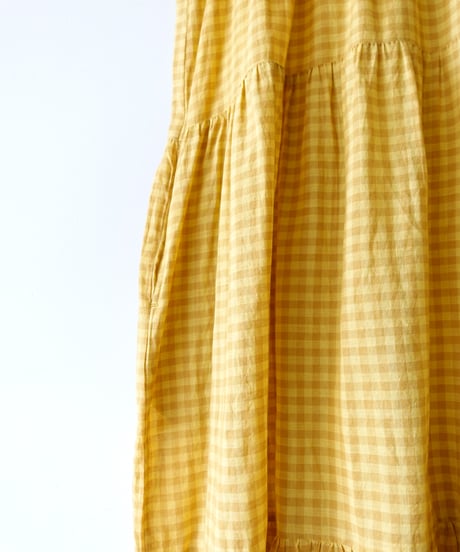 ichi Antiquités 1101134 KHADI Cotton Brise Dress / 2 COLORS