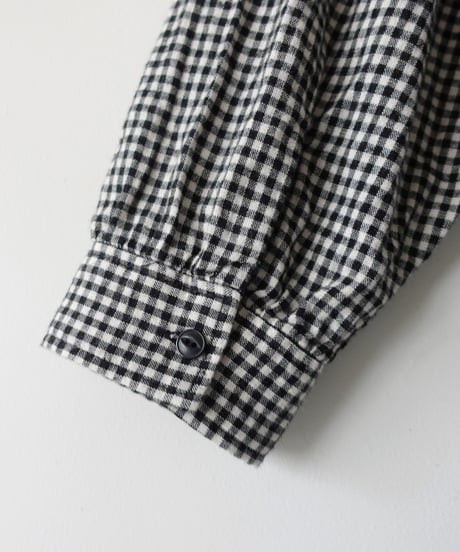 i c h i 260413 Cotton Linen Gingham Dress / A : GINGHAM