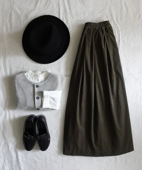 i c h i 260518 Cotton Corduroy Skirt / 4 COLORS