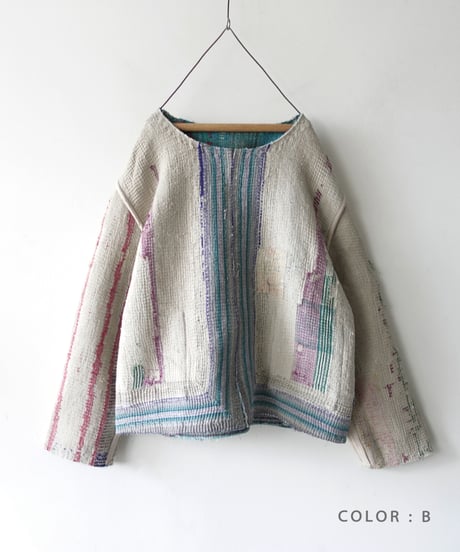 【ONLINE LIMITED】ichiAntiquités 1001137 Vintage Ralli Quilt Jacket / 2 COLORS