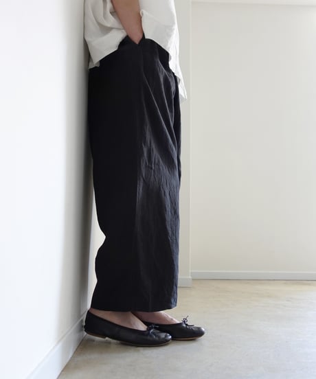 ichiAntiquités 1101122 Linen Relax Pants / 2 COLORS