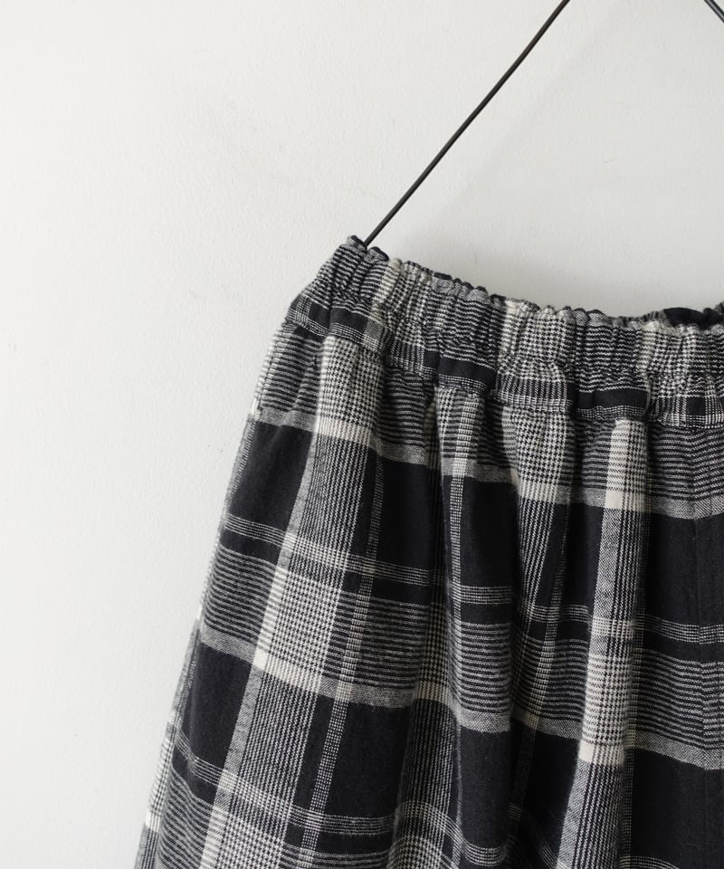 i c h i 260414 Cotton Linen Check Pants / C : G