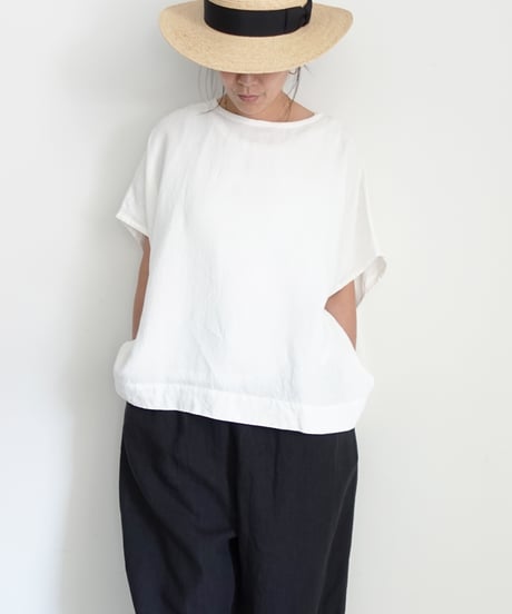 ichiAntiquités 1101121 Linen French sleeve Pullover / 4 COLORS
