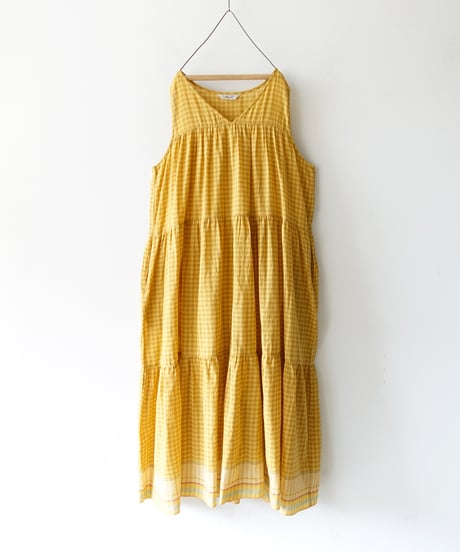 ichi Antiquités 1101134 KHADI Cotton Brise Dress / 2 COLORS