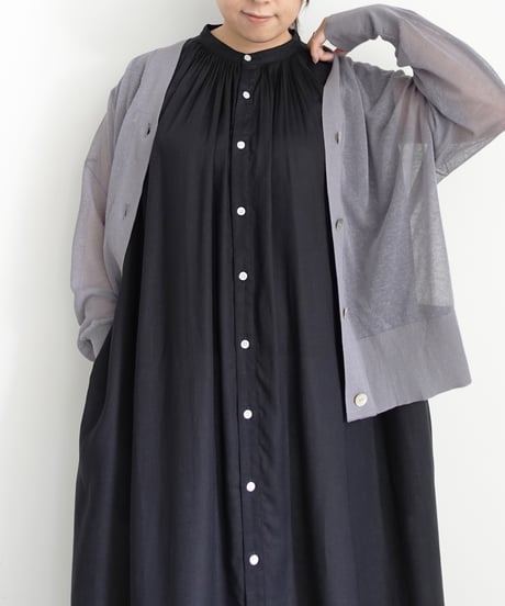i c h i 260110 Rayon Linen Sleeveless Dress / 3 COLORS