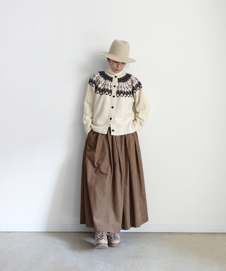 i c h i 260518 Cotton Corduroy Skirt / 4 COLORS