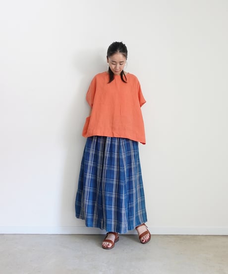 ichiAntiquités 1101121 Linen French sleeve Pullover / 4 COLORS