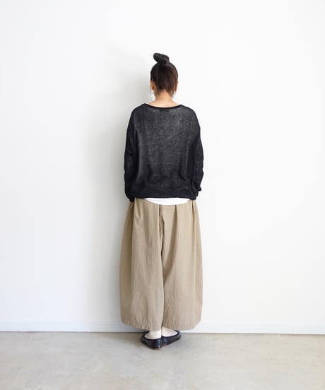 ichiAntiquités  1101120  Cotton Typewriter Relax Pants / 2 COLORS