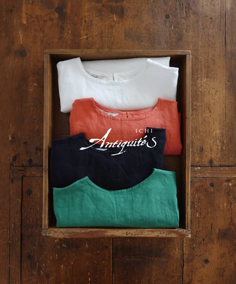 ichiAntiquités 1101121 Linen French sleeve Pullover / 4 COLORS