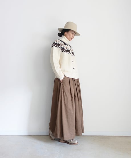 i c h i 260518 Cotton Corduroy Skirt / 4 COLORS