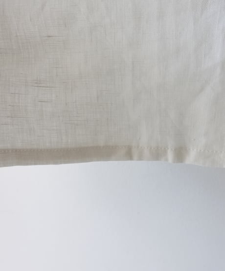 ichiAntiquités 1001133 Linen French sleeve Shirt / A : WHITE