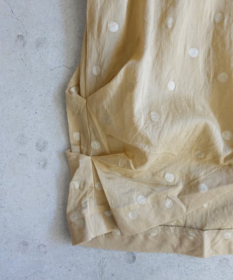 i c h i 251219 Sheer Dots Shirt / 2 COLORS