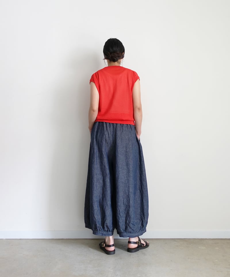 ichi Antiquités 1101154 WASHI Sleeveless Pullov
