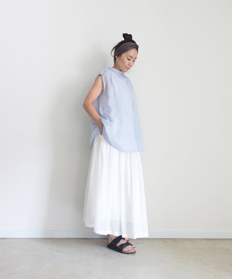 i c h i 251108 Linen Sleeveless Shirt / 4 COLORS