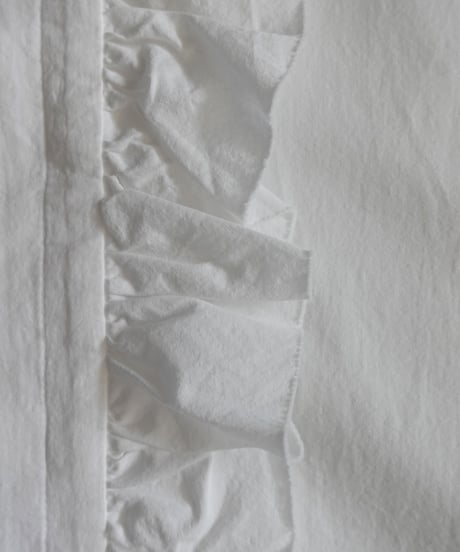 i c h i  260402 Cotton 2way Frill Shirt / 2 COLORS