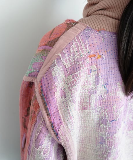 【ONLINE LIMITED】ichiAntiquités 1001137 Vintage Ralli Quilt Jacket / 2 COLORS