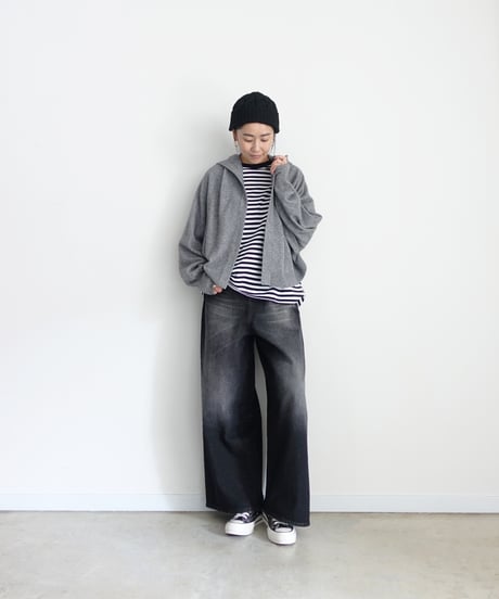 i c h i 260456 Knit Hoodie Cardigan / 2 COLORS