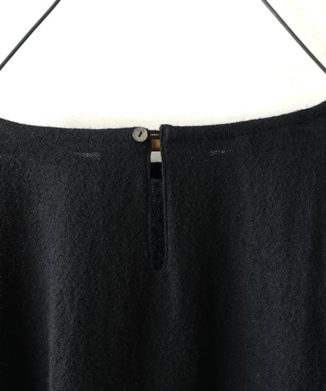 i c h i  260425 Wool Gauze & Cotton Cloth Dress / 2 COLORS