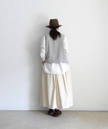 i c h i 260518 Cotton Corduroy Skirt / 4 COLORS