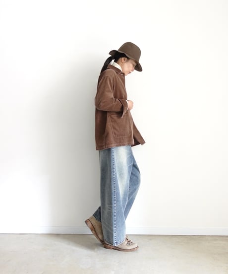 i c h i  260427 Vintage Corduroy Shirt Jacket / 3 COLORS