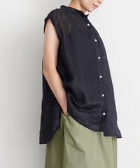i c h i 251108 Linen Sleeveless Shirt / 4 COLORS