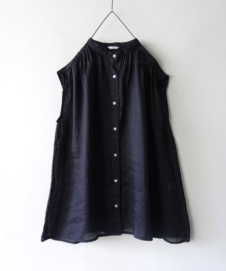 i c h i 251108 Linen Sleeveless Shirt / 4 COLORS