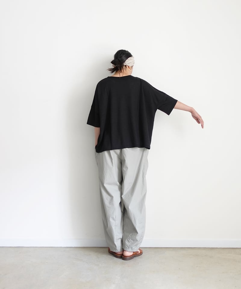 ichiAntiquités 1100956 Linen Loose T-shirt / 3