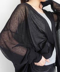 i c h i 260155 Sheer Knit Cardigan / 3 COLORS